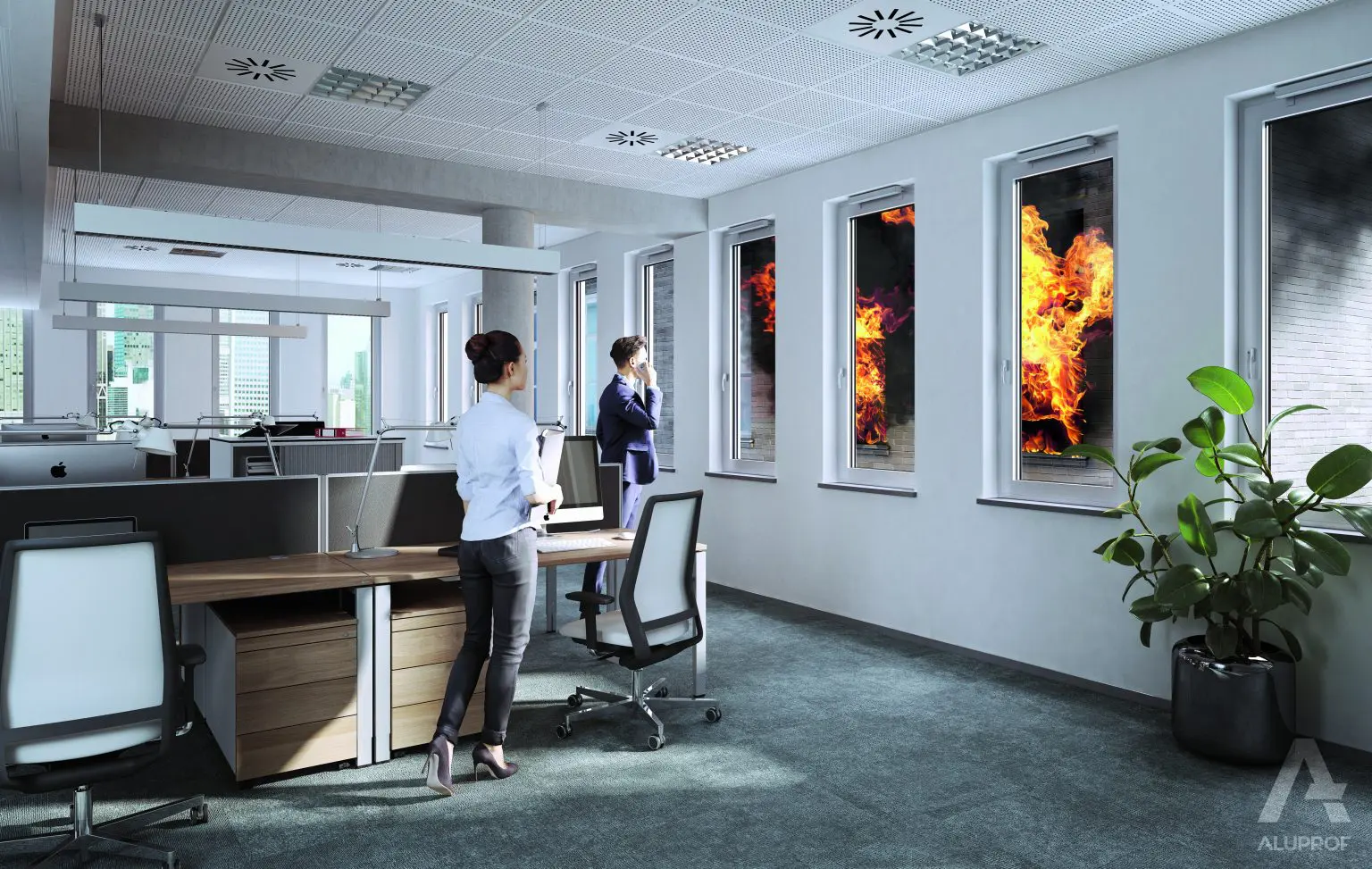 Brandwerende oplossingen